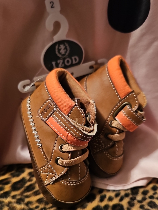 Izod Other - C1 Tan And Brown Izod Infant Hiking Boots Size 2